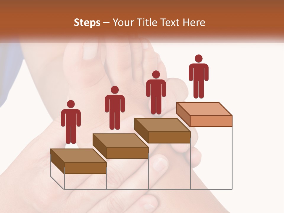 A Person Holding Another Person's Foot With Both Hands PowerPoint Template