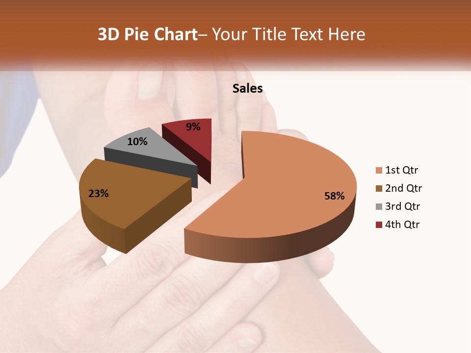 A Person Holding Another Person's Foot With Both Hands PowerPoint Template