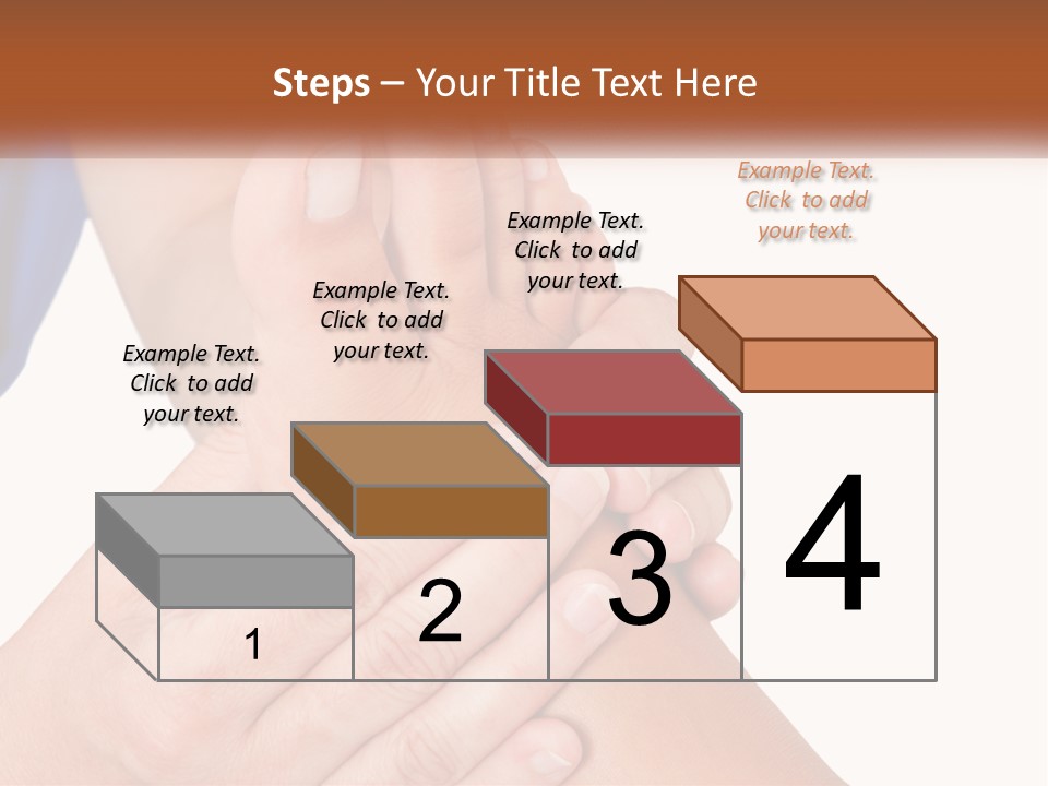 A Person Holding Another Person's Foot With Both Hands PowerPoint Template