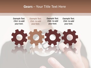 A Woman Holding A Black Ball With A White Letter B On It PowerPoint Template