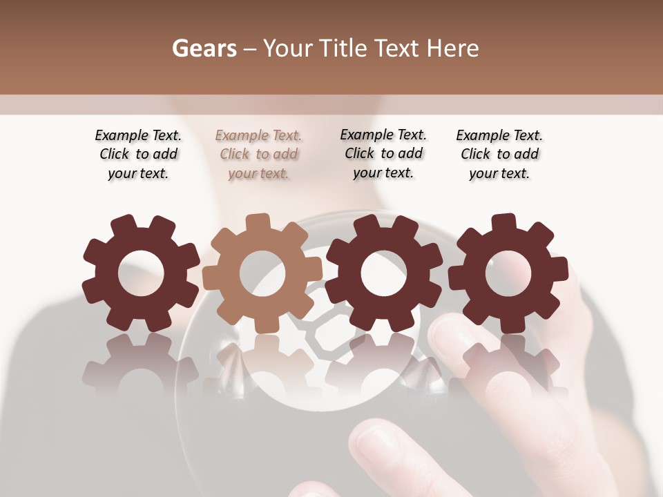 A Woman Holding A Black Ball With A White Letter B On It PowerPoint Template