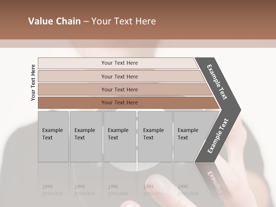 A Woman Holding A Black Ball With A White Letter B On It PowerPoint Template