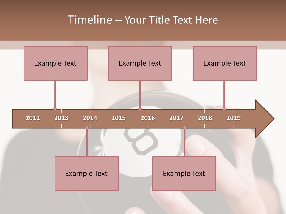 A Woman Holding A Black Ball With A White Letter B On It PowerPoint Template