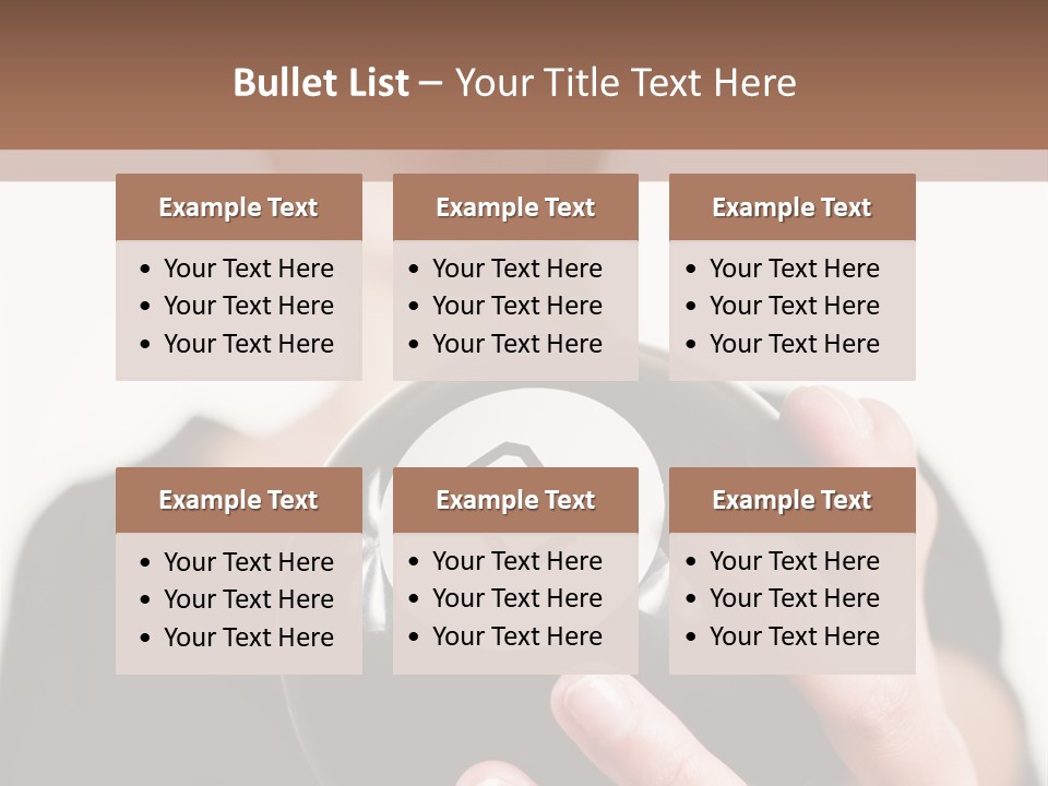 A Woman Holding A Black Ball With A White Letter B On It PowerPoint Template