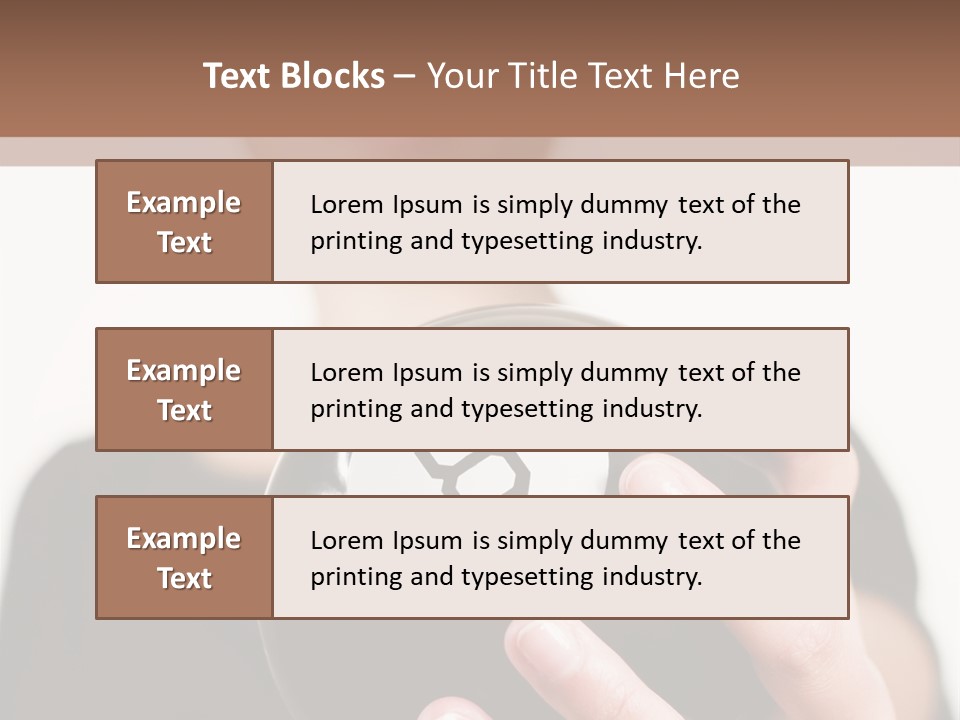 A Woman Holding A Black Ball With A White Letter B On It PowerPoint Template