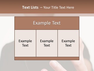 A Woman Holding A Black Ball With A White Letter B On It PowerPoint Template