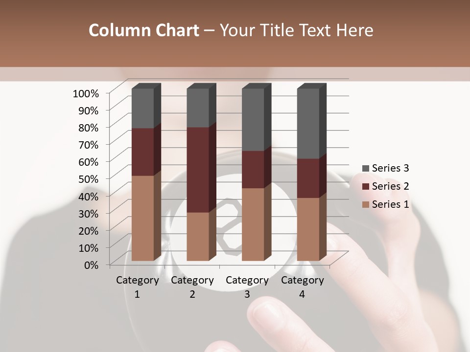 A Woman Holding A Black Ball With A White Letter B On It PowerPoint Template