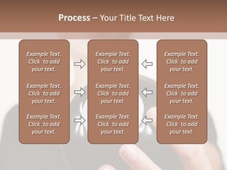 A Woman Holding A Black Ball With A White Letter B On It PowerPoint Template