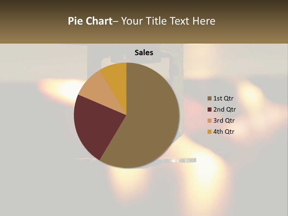 A Piece Of Metal Being Worked On By A Machine PowerPoint Template