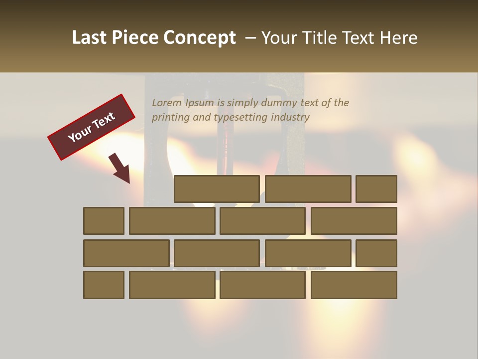 A Piece Of Metal Being Worked On By A Machine PowerPoint Template