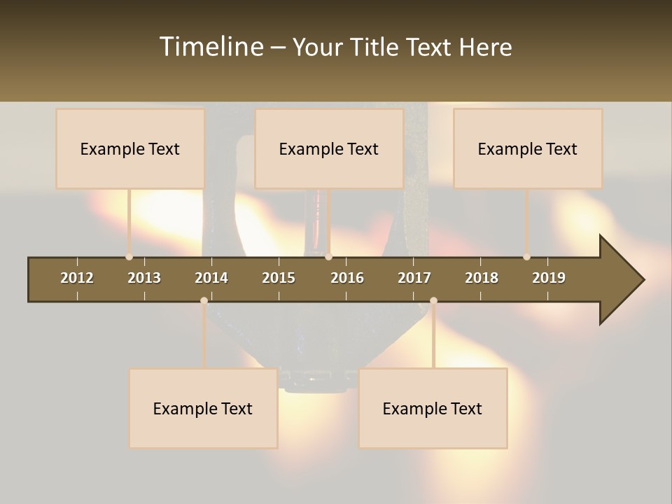 A Piece Of Metal Being Worked On By A Machine PowerPoint Template