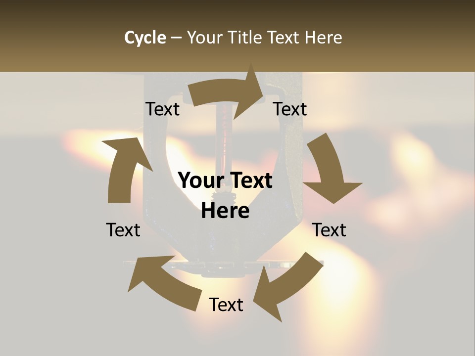 A Piece Of Metal Being Worked On By A Machine PowerPoint Template