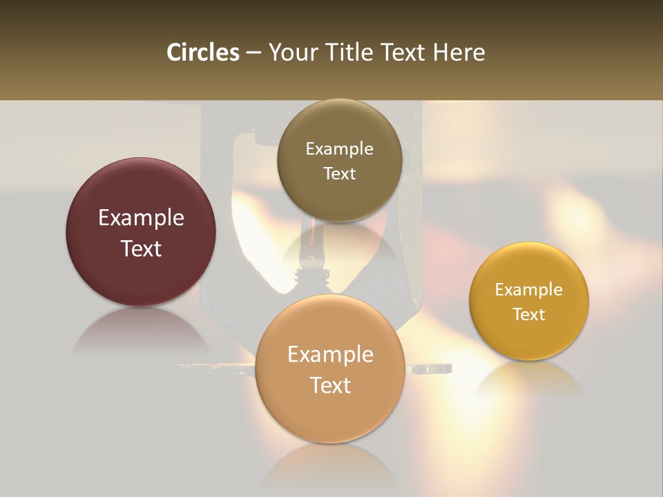 A Piece Of Metal Being Worked On By A Machine PowerPoint Template