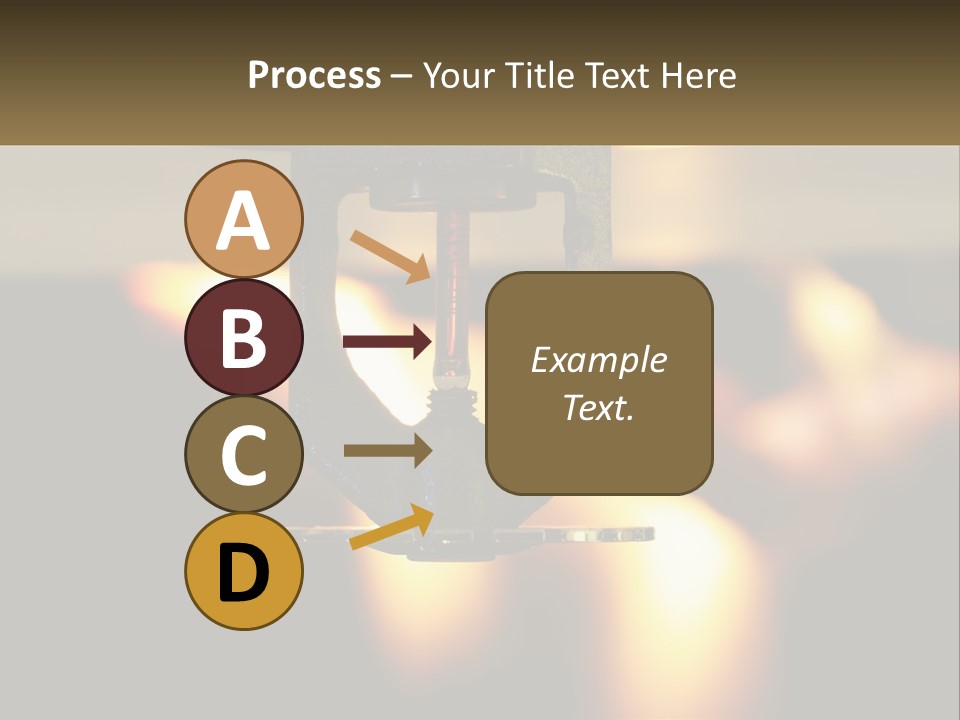 A Piece Of Metal Being Worked On By A Machine PowerPoint Template