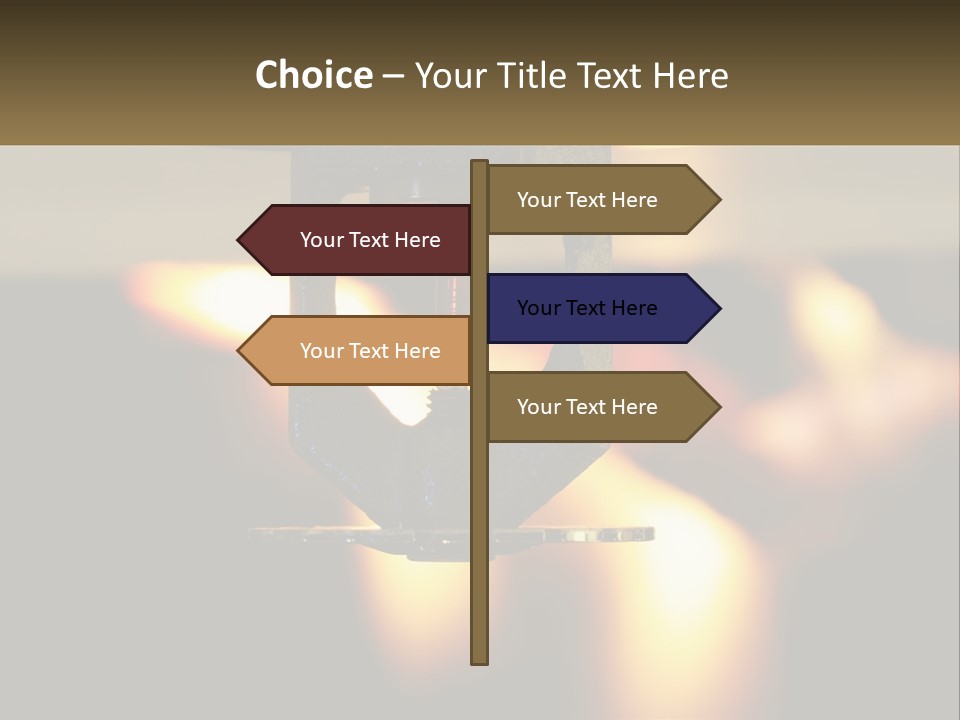 A Piece Of Metal Being Worked On By A Machine PowerPoint Template