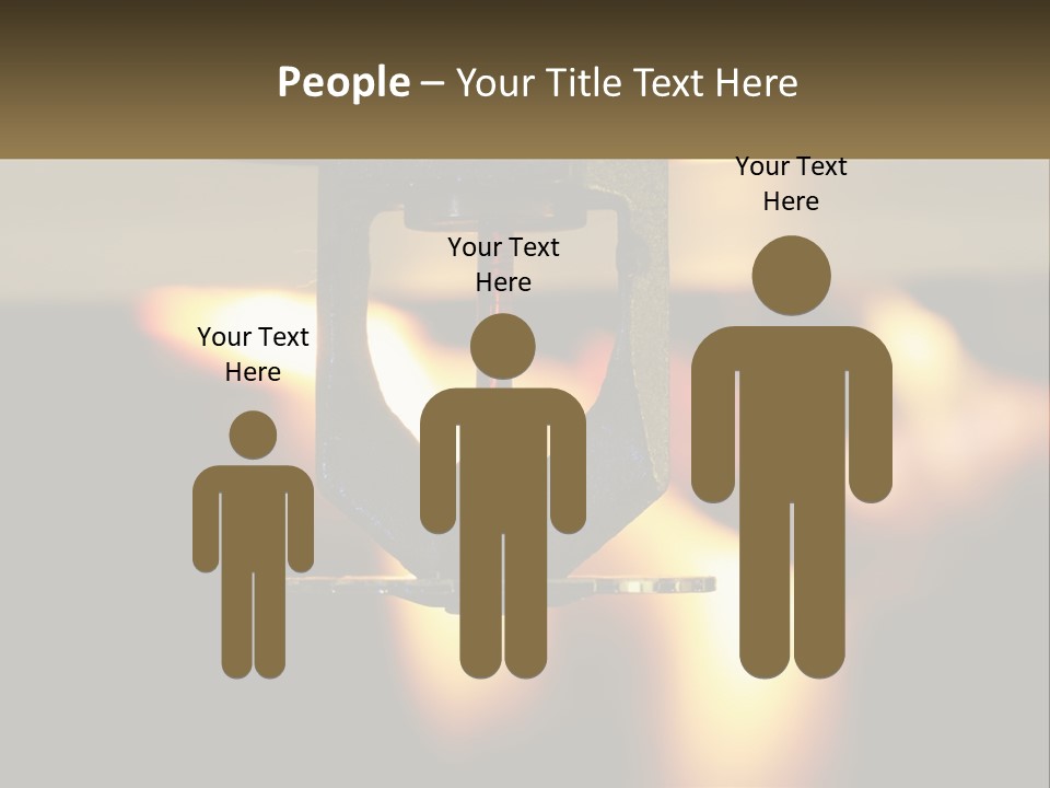 A Piece Of Metal Being Worked On By A Machine PowerPoint Template