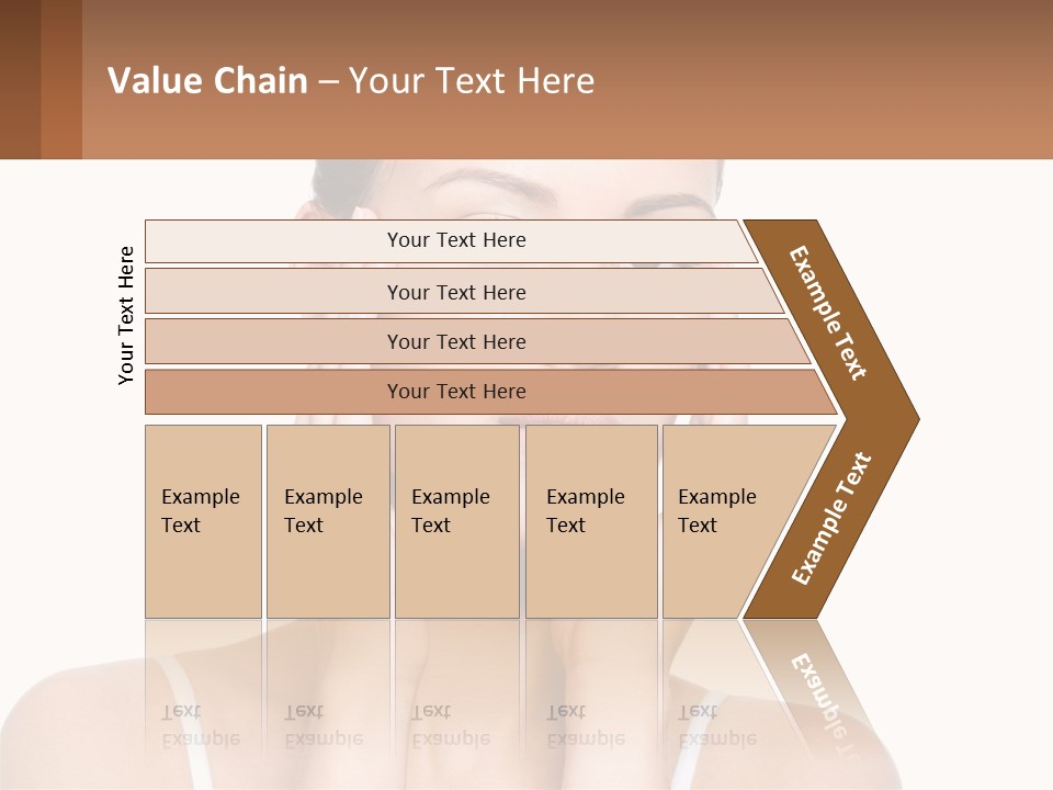 A Woman Holding Her Hands Up To Her Face PowerPoint Template