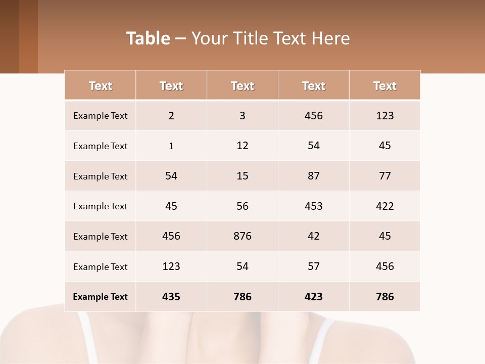 A Woman Holding Her Hands Up To Her Face PowerPoint Template
