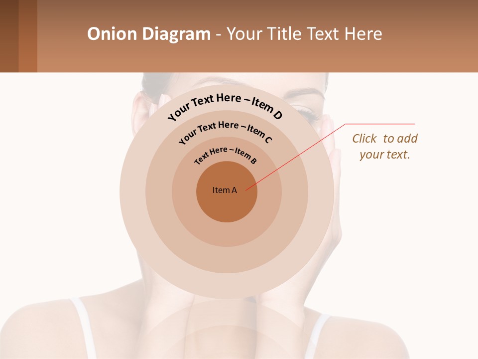 A Woman Holding Her Hands Up To Her Face PowerPoint Template