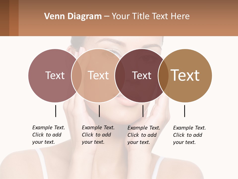 A Woman Holding Her Hands Up To Her Face PowerPoint Template