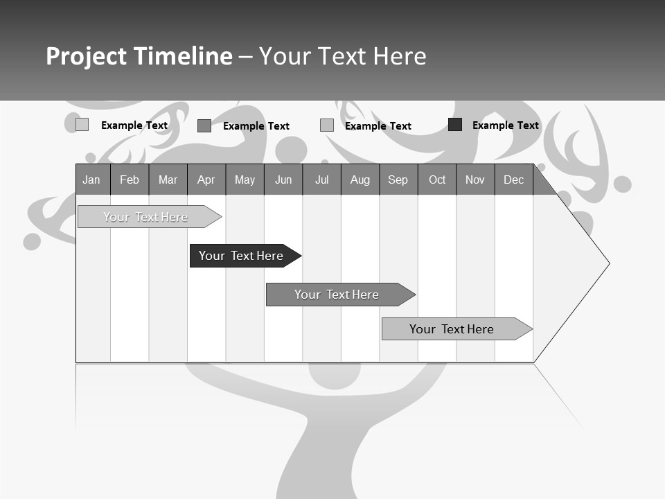 A Black And White Picture Of A Tree PowerPoint Template