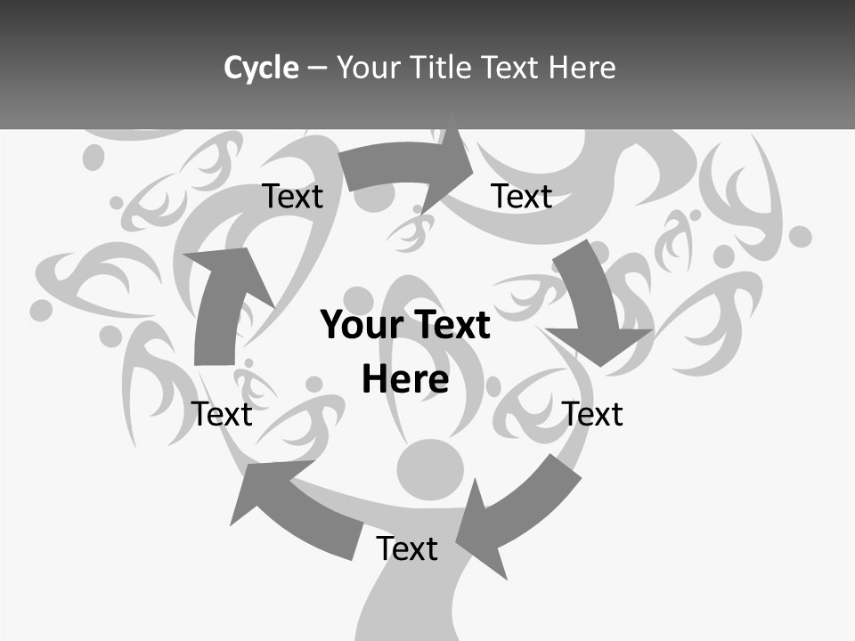 A Black And White Picture Of A Tree PowerPoint Template