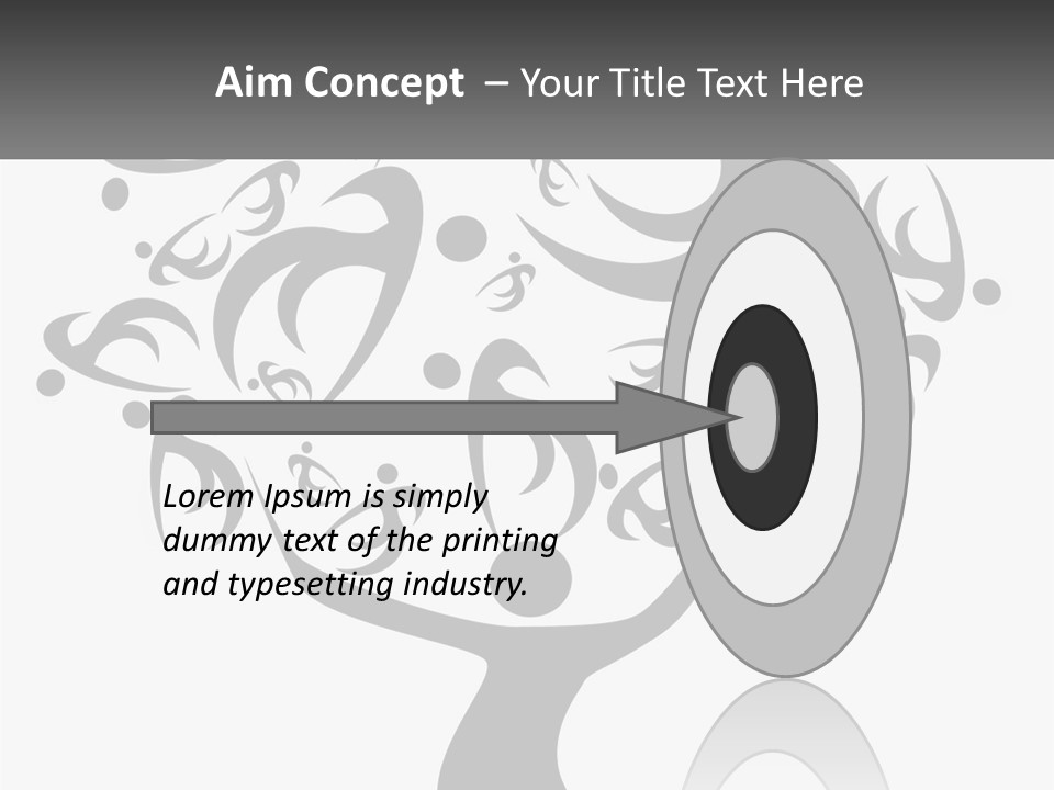 A Black And White Picture Of A Tree PowerPoint Template