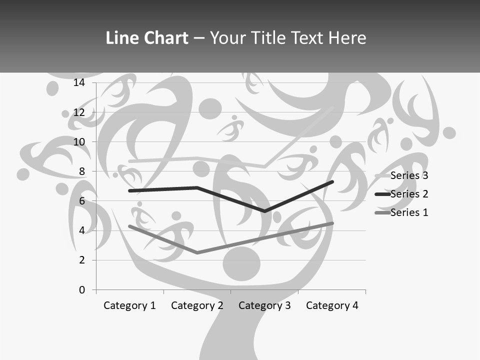 A Black And White Picture Of A Tree PowerPoint Template