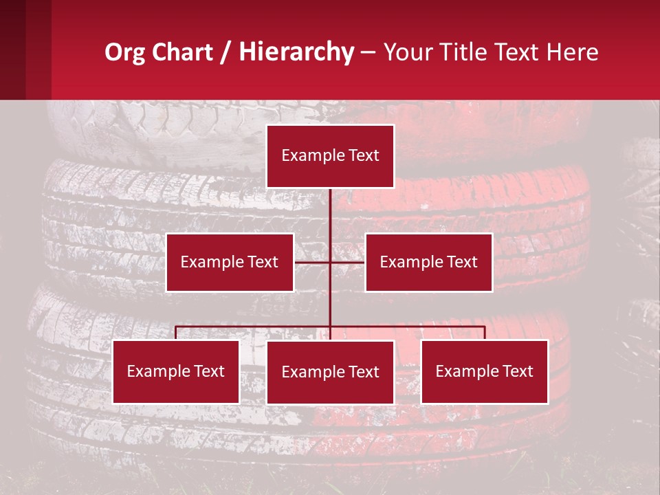 A Pile Of Old Tires Sitting Next To Each Other PowerPoint Template