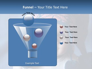 A Baby Wearing A Hat With Pom Poms PowerPoint Template