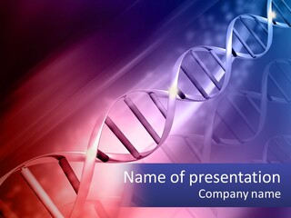 A Science Powerpoint Presentation With A Colorful Background PowerPoint Template