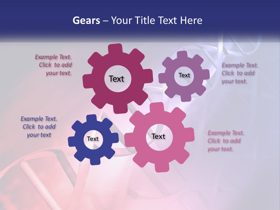 A Science Powerpoint Presentation With A Colorful Background PowerPoint Template