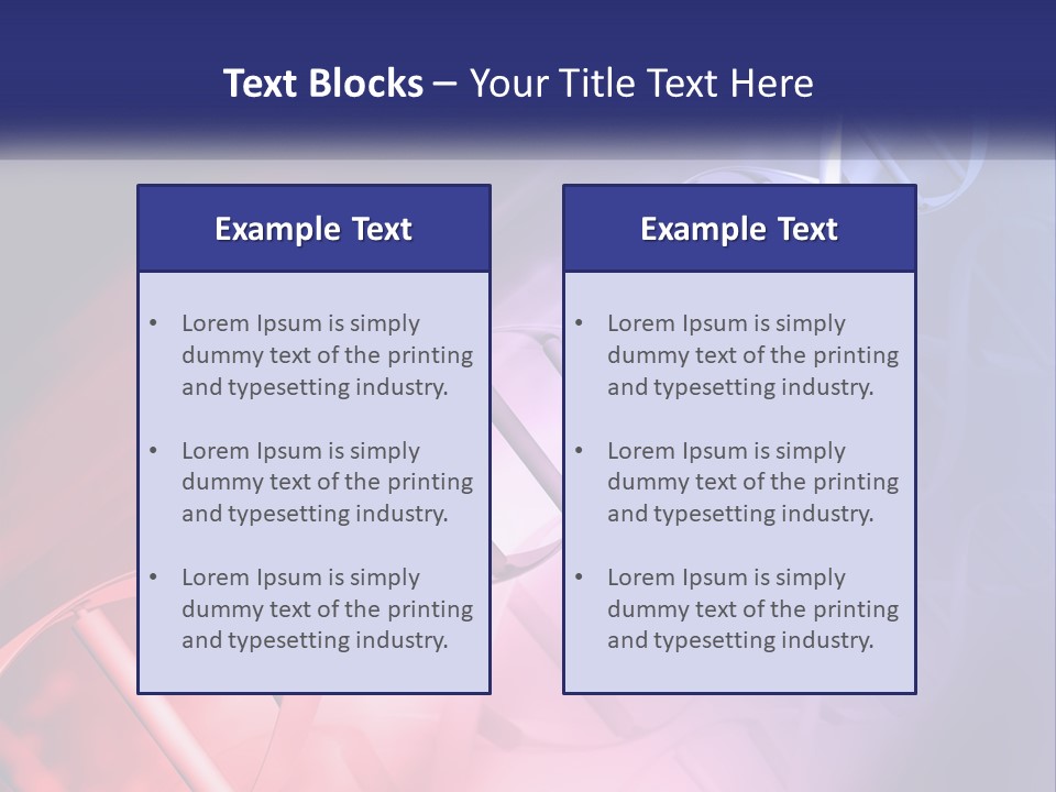 A Science Powerpoint Presentation With A Colorful Background PowerPoint Template