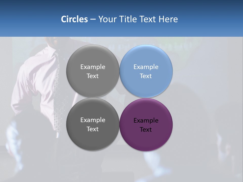 A Man In A Pink Shirt And Tie Standing In Front Of A Projector Screen PowerPoint Template