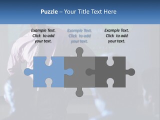 A Man In A Pink Shirt And Tie Standing In Front Of A Projector Screen PowerPoint Template