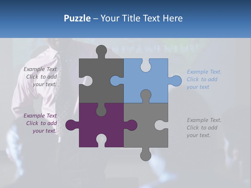 A Man In A Pink Shirt And Tie Standing In Front Of A Projector Screen PowerPoint Template