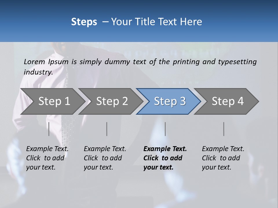 A Man In A Pink Shirt And Tie Standing In Front Of A Projector Screen PowerPoint Template