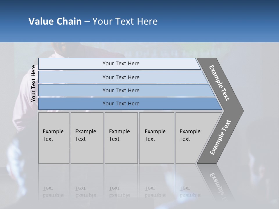 A Man In A Pink Shirt And Tie Standing In Front Of A Projector Screen PowerPoint Template