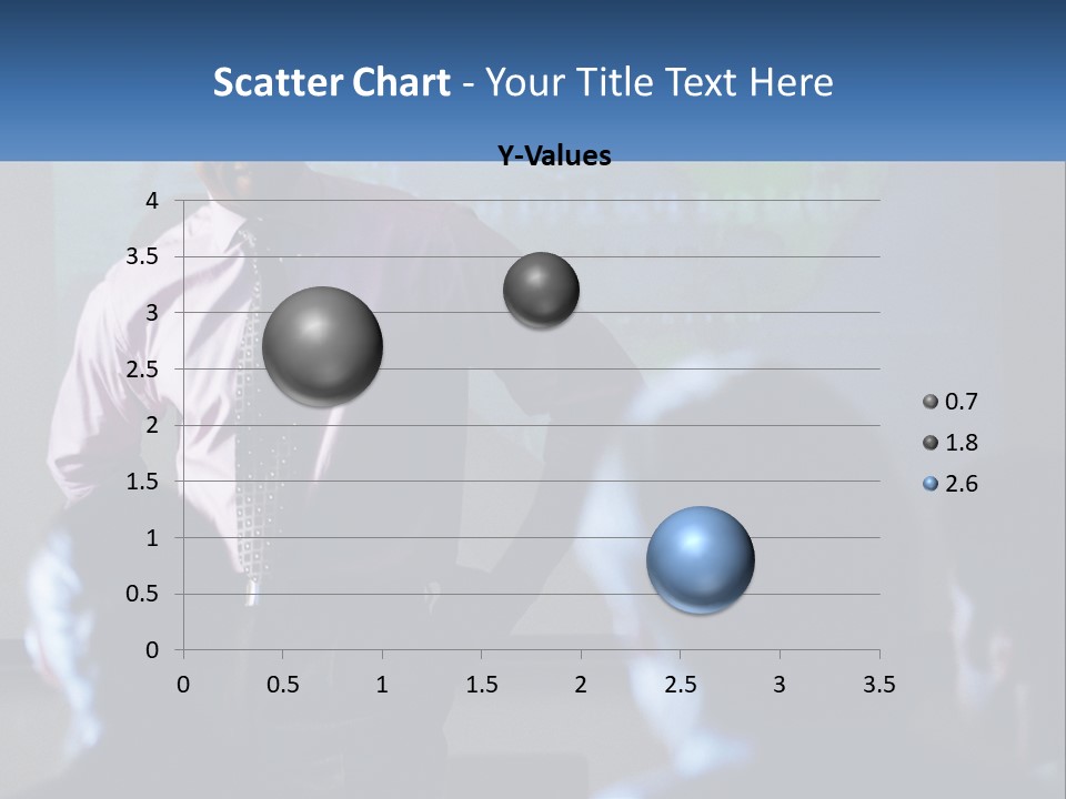 A Man In A Pink Shirt And Tie Standing In Front Of A Projector Screen PowerPoint Template