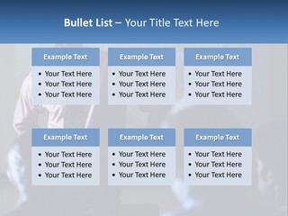 A Man In A Pink Shirt And Tie Standing In Front Of A Projector Screen PowerPoint Template