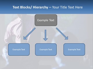 A Man In A Pink Shirt And Tie Standing In Front Of A Projector Screen PowerPoint Template