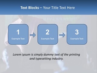 A Man In A Pink Shirt And Tie Standing In Front Of A Projector Screen PowerPoint Template