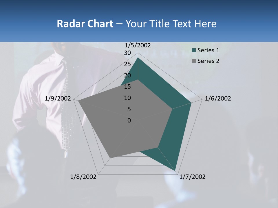 A Man In A Pink Shirt And Tie Standing In Front Of A Projector Screen PowerPoint Template