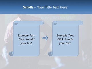 A Man In A Pink Shirt And Tie Standing In Front Of A Projector Screen PowerPoint Template