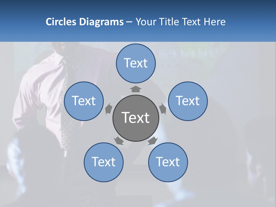 A Man In A Pink Shirt And Tie Standing In Front Of A Projector Screen PowerPoint Template