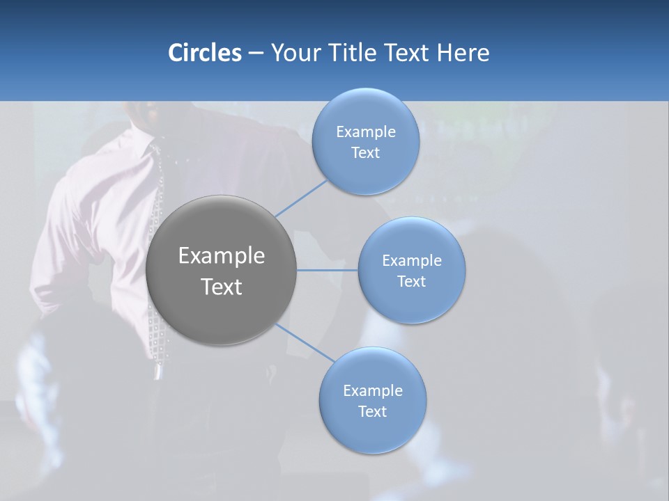 A Man In A Pink Shirt And Tie Standing In Front Of A Projector Screen PowerPoint Template