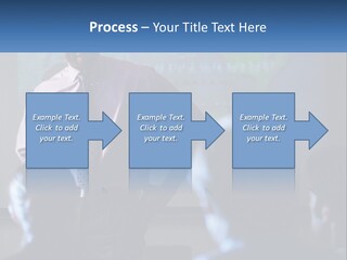 A Man In A Pink Shirt And Tie Standing In Front Of A Projector Screen PowerPoint Template