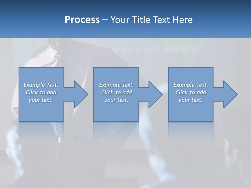 A Man In A Pink Shirt And Tie Standing In Front Of A Projector Screen PowerPoint Template