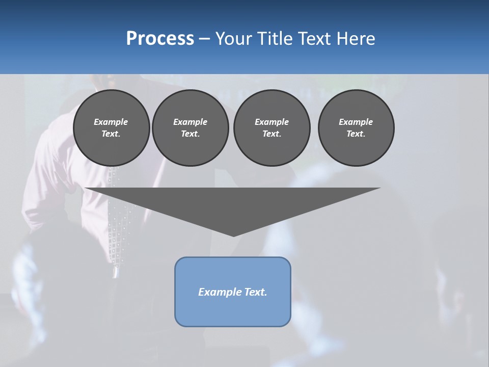 A Man In A Pink Shirt And Tie Standing In Front Of A Projector Screen PowerPoint Template