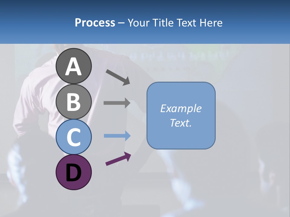 A Man In A Pink Shirt And Tie Standing In Front Of A Projector Screen PowerPoint Template